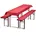 nyvi Auflage 240 x 90 cm rot 3-tlg.