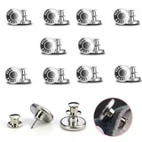 CCLKHY 10 Stück Jeans Knöpfe Ohne Nähen, 17mm Button Pins Hosenknöpfe Zum Stecken,