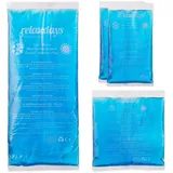 Relaxdays Kühlpad-Set 4er 10039565_0 blau, 1 Set