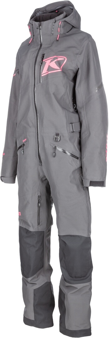 Klim Ripsa Vapor Sneeuwscooterpak uit één stuk, grijs-pink, XL