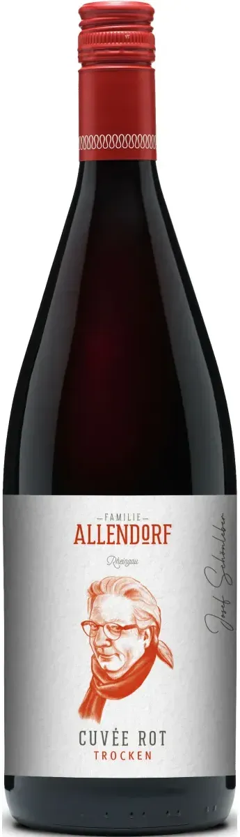 Allendorf Cuvée Rot Vegan Rotwein trocken 1 l