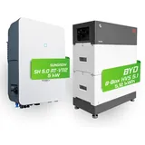 BYD/ Sungrow Komplettset 5 kW Hochvolt Hybridwechselrichter &  5,12 kWh Speicher