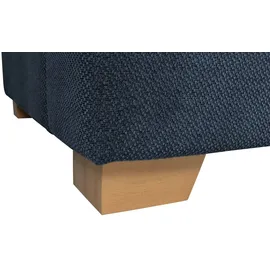 Soho Sessel Franka Webstoff 136 x 87 x 103 cm Blau mit Kissen