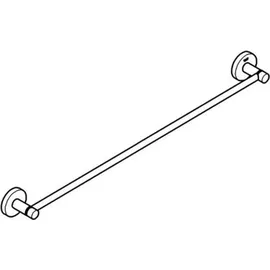 Grohe Essentials Doppelbadetuchhalter Silber 40802001