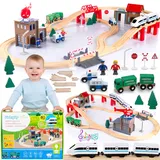 Green series Holzeisenbahn Set GS0010