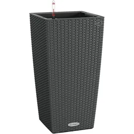 LECHUZA Cubico Cottage 30 Komplettset 30 x 30 x 56,5 cm granit