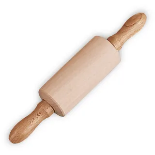 Städter Teigrolle, Holz, beige, 10cm