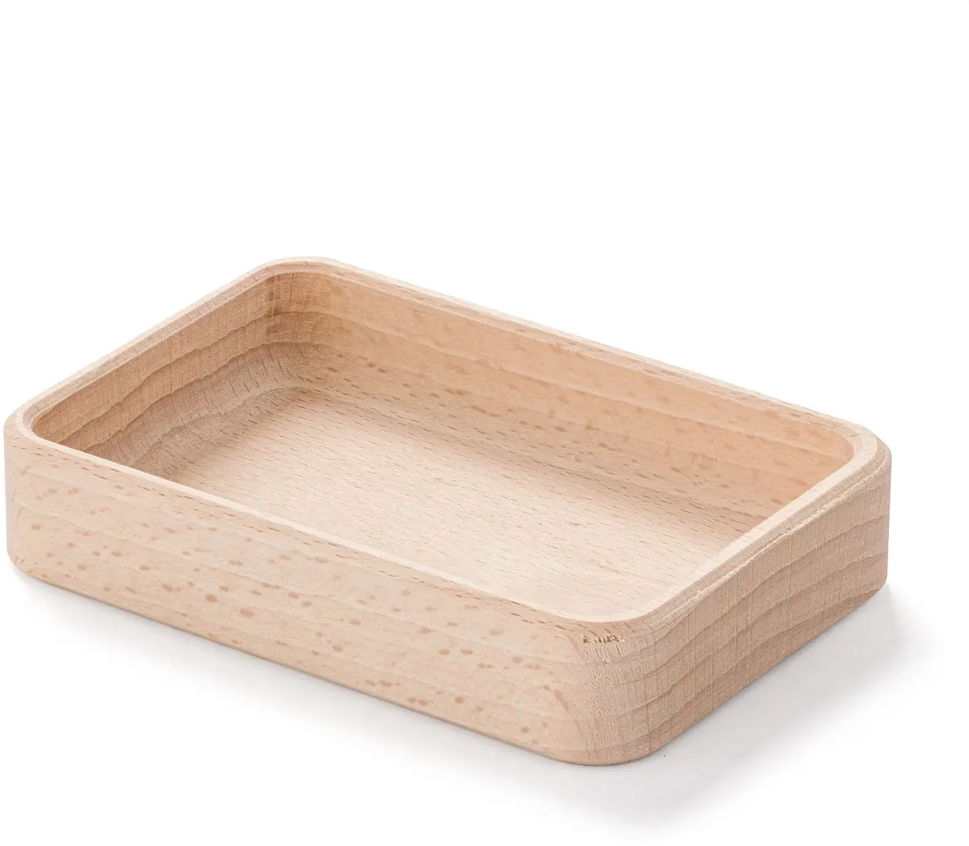 Metrie | Kvida-9010 Rechteckige Holzschale | 10×7 cm