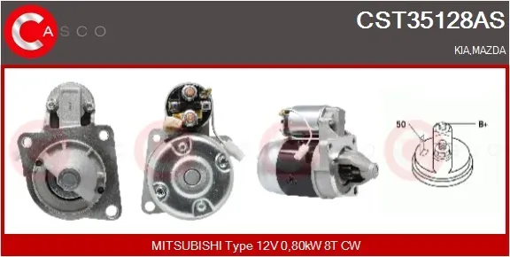 CASCO Starter cst35128as für MAZDA MITSUBISHI