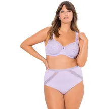 Ulla Popken Damen große Größen Übergrößen Plus Size Bügel-BH, Blütenspitze, Vollspitze zartes Lavendel 85D 727062800-85D