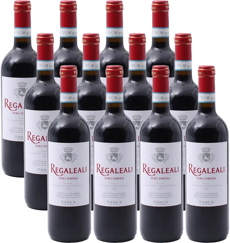 12er-Sparpaket Tasca d'Almerita Regaleali Nero d'Avola DOC 2023