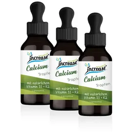 Increase Liposomales Calcium mit Vitamin K2 & D3 Tropfen 180 ml