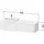 Duravit Happy D.2 Plus Konsolenwaschtischunterbau wandhängend 1600x550 mm, 2 Auszüge, HP4944L8080,