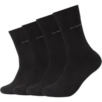 Camano Unisex CA-Soft Walk Socken 4er Pack schwarz 47-49