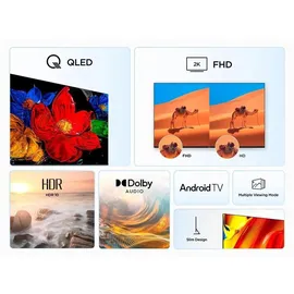 TCL 32S5K 32 Zoll QLED Full HD Android TV