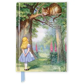 Flame Tree Gift John Tenniel – Alice im Wunderland – Alice und die Grinsekatze – Taschenkalender 2026: Original Flame Tree Publishing-Pocket Diary [Taschenkalender]