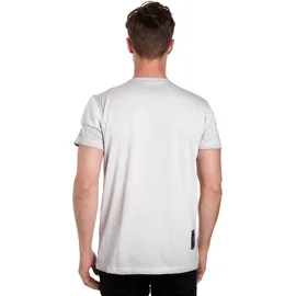 RUSTY NEAL T-Shirt RUSTY NEAL, Herren, Gr. 3XL, grau (hellgrau), 100% Baumwolle, mehrfarbig, normal, Rundhals, Shirts T-Shirt, mit schicker Knopfleiste