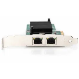 Digitus PCI Express 2 Port Gigabit Ethernet Netzwerkkarte, RJ45