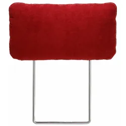 Kopfstütze HOME AFFAIRE "Husum", rot (bordeaux), B:50cm H:25cm T:11cm, Luxus-Microfaser ALTARA NUBUCK (100% Polyester) Luxus-Microfaser mit Druck (100% Polyester) Luxus-Microfaser in Lederoptik (100% Polyester) , Polsterauflagen, mit Kontrastnaht
