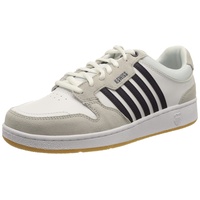 K-Swiss Herren City Court Sneaker, White/Gray/Navy/Gum, 42