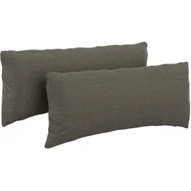 sit&more Polsterauflage 65 x 25 x 10 cm braun 2-tlg.