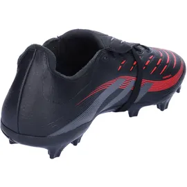 adidas Predator League Fold-Over Tongue FG/MG Fußballschuhe - Core Black/Grey Four/Lucid Red 44