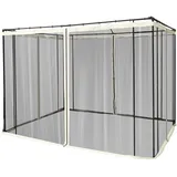 Outsunny Moskitonetz 302 x 207 cm schwarz