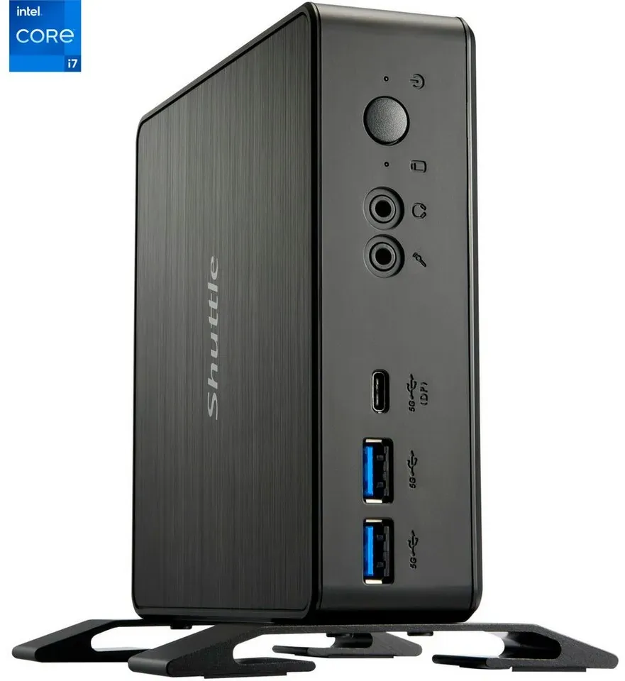 Shuttle Shuttle XPC nano NC40U7, Barebone, (ohne Barebone-PC (Intel) schwarz