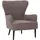 MCW Lounge-Sessel MCW-K37 Bouclé 600 g/m2 78 x 85 x 80 cm Hellgrau
