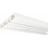LIEDECO Gardinenstange 3 läufig-läufig Fixmaß, 97498503-2 weiß