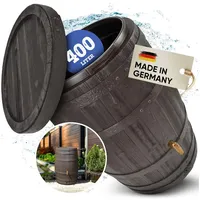 4rain VINO Regenfass 400 l dunkelbraun