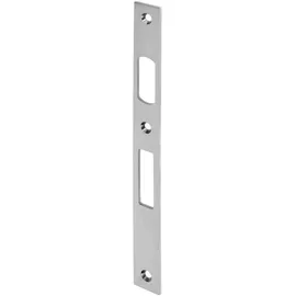 Wilka Schließblech Flach für Rollfalle und Riegel 245 x 24 x 3 mm Edelstahl