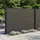 vidaXL Zaunlatte 5 pcs  Schwarz/Aluminium