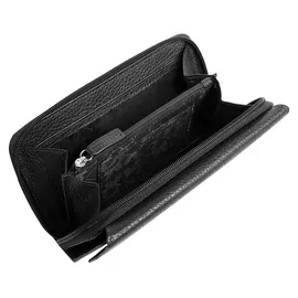 Mano Don Tommas Geldbörse Damen Portemonnaie schwarz