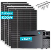 sunshare Ray Lite Monokristallin 1200 W inkl. Glory 2 kWh Speicher + Halterung