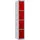 Phoenix Spind Locker 30 x 50 x 183 cm Grau/Rot