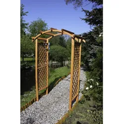 PROMADINO Pergola »Diana«, Breite: 132 cm - braun