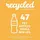 URBAN PROOF Shopper 20 l grau/gelb