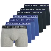 JACK & JONES JACDANNY SOLID TRUNKS blau / navy blazer XXL 7er Pack
