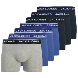 JACK & JONES JACDANNY SOLID TRUNKS blau / navy blazer XXL 7er Pack