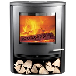 TermaTech | Kaminofen | TT22R | 7,5 kW | abgerundete Seiten | schwarz