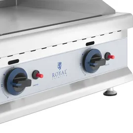Royal Catering Doppel-Gasgrill 74,5 x 40 cm Silber