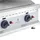Royal Catering Doppel-Gasgrill 74,5 x 40 cm Silber