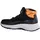 Finn Comfort Daytona Schwarz/Arancia - sportlicher Schnürschuh - Marken, Schwarz, leder (nappaseda/nubuk/diesel) für Damen, schwarz, Größe 39