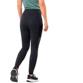 Jack Wolfskin Klintal Leggings - Black - XS