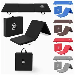 Tri-Folding Thick Gymnastic Mat & Home Sports, Yogamatte & Sportmatte