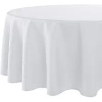 Delindo Lifestyle Tischdecke Wien Ø 160 cm Weiß