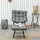 Outsunny Rattan Relaxsessel Gartensessel 69 x 76 x 70 cm grau