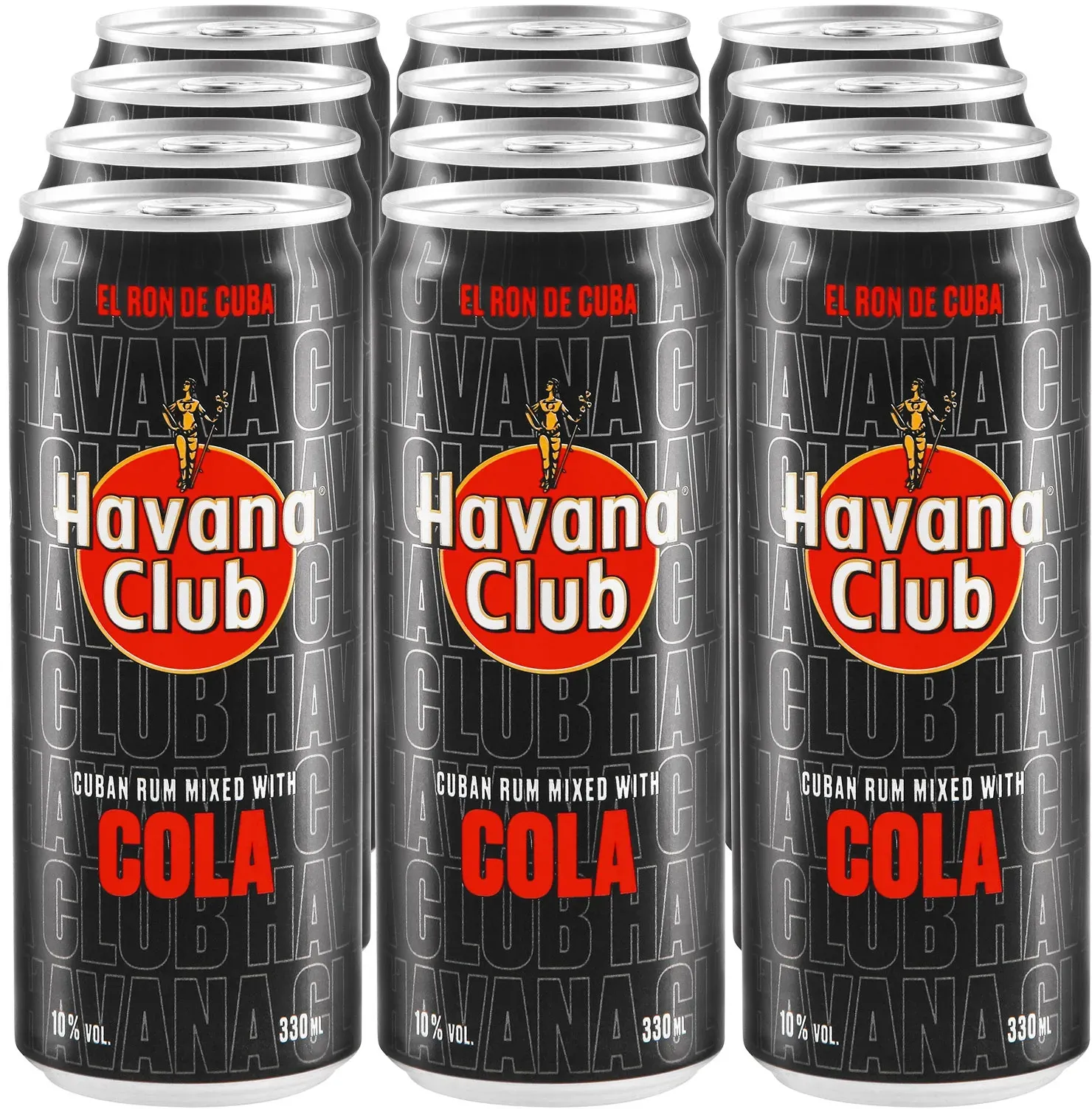 Havana Club & Cola 10,0 % vol 0,33 Liter, 12er Pack