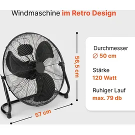 ProfiCare PC-VL 3067 WM Windmaschine 50 cm Schwarz